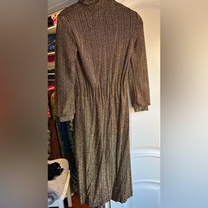 Leah RBI black and gold metallic dress. Worn once in perfect condition